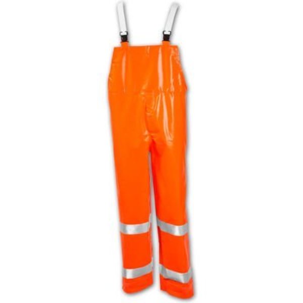 Tingley Rubber Tingley® O53129 Comfort-Brite® Snap Fly Front Overall, Fluorescent Orange, 5XL O53129.5X